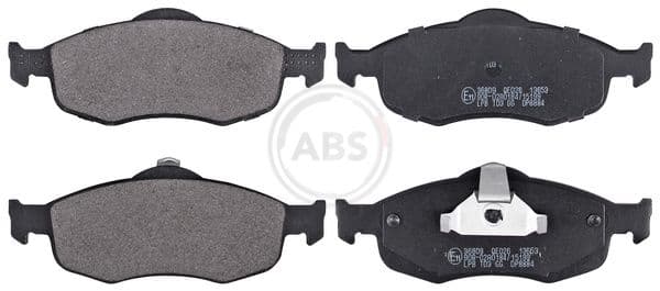 set placute frana,frana disc ABS 36809