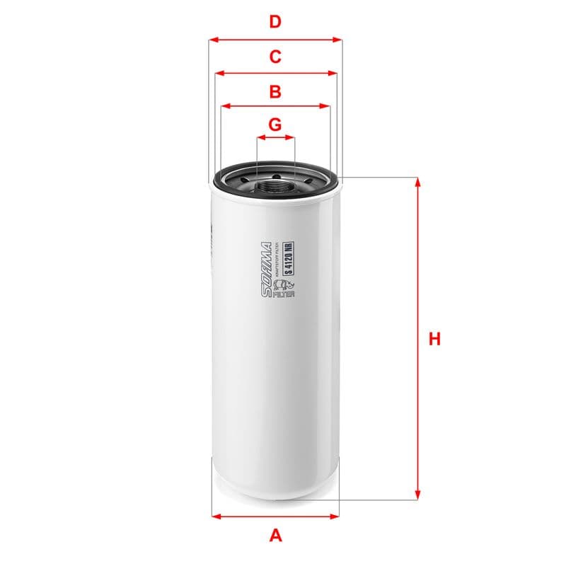 filtru combustibil SOFIMA S 4120 NR
