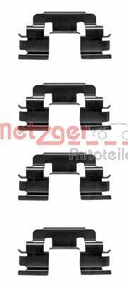 Set accesorii, placute frana METZGER AUTOTEILE 109-1249