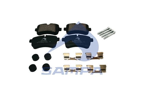 set placute frana,frana disc SAMPA 093.841