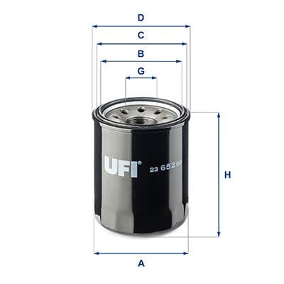 Filtru ulei UFI 23.652.00