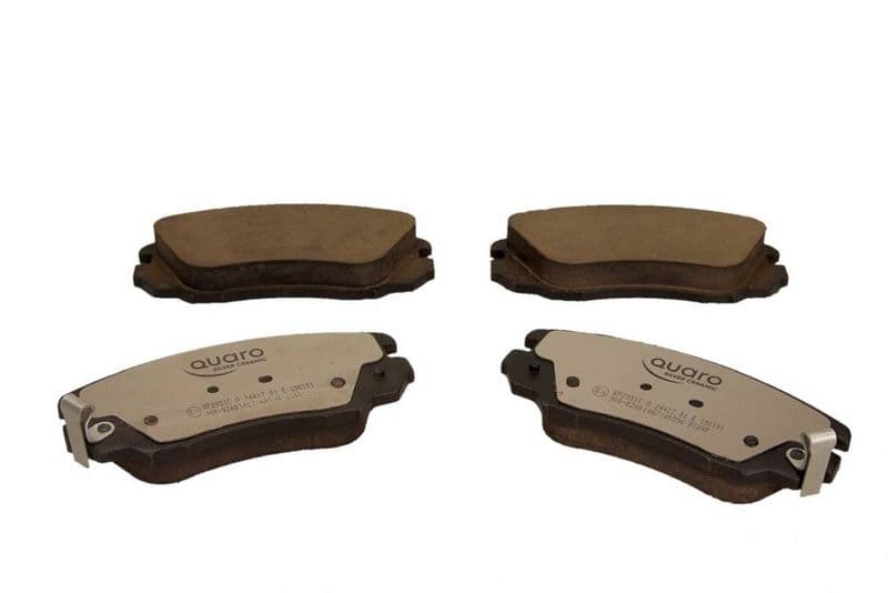 set placute frana,frana disc QUARO SILVER CERAMIC QP2951C