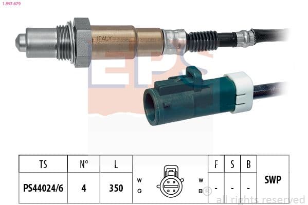 Sonda Lambda EPS Made in Italy - OE Equivalent 1.997.679