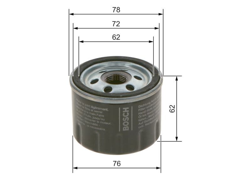 Filtru ulei BOSCH F 026 407 279