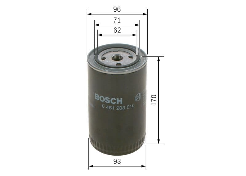 Filtru ulei BOSCH 0 451 203 010