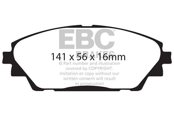 set placute frana,frana disc EBC Brakes DP22185