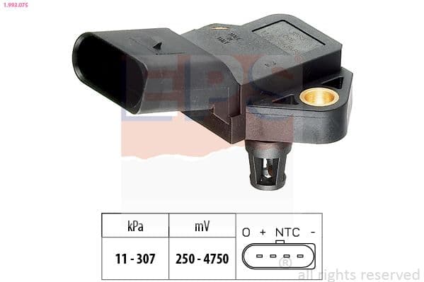 senzor presiune aer EPS Made in Italy - OE Equivalent 1.993.075
