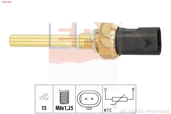 senzor,temperatura ulei EPS Made in Italy - OE Equivalent 1.830.402