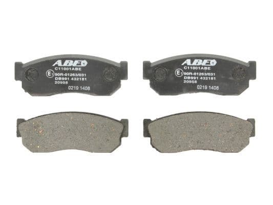 set placute frana,frana disc ABE C11001ABE
