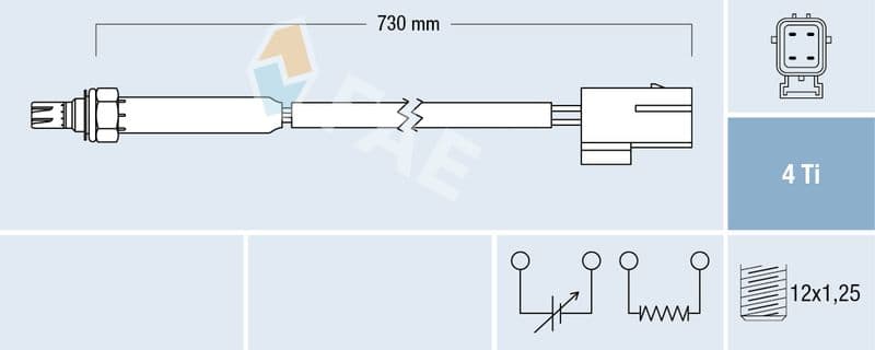 Sonda Lambda FAE 77185