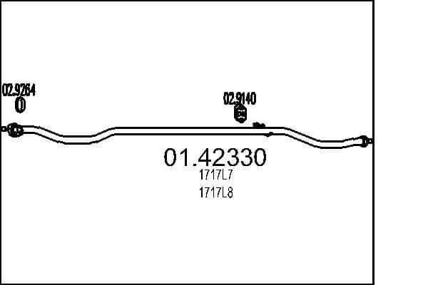 Racord evacuare MTS 01.42330