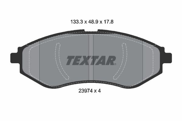 set placute frana,frana disc TEXTAR Q+ 2397401