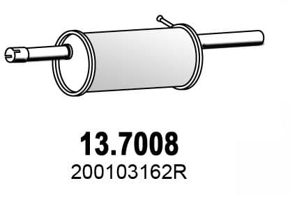 Toba esapament finala ASSO 13.7008