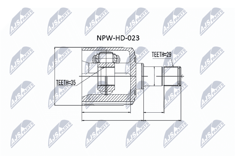 Set articulatie, planetara NTY NPW-HD-023