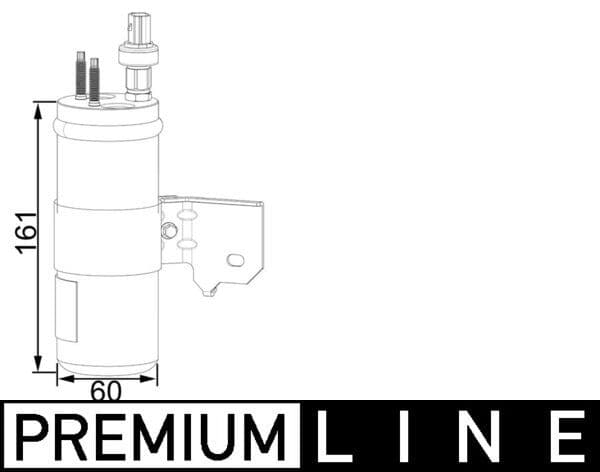 uscator,aer conditionat MAHLE BEHR *** PREMIUM LINE *** AD 3 000P