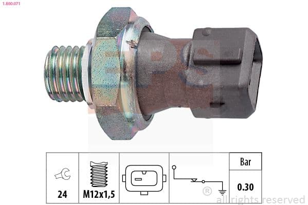 Senzor presiune ulei EPS Made in Italy - OE Equivalent 1.800.071