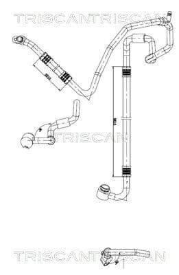 conducta presiune variabila,aer conditionat TRISCAN 9010 29130