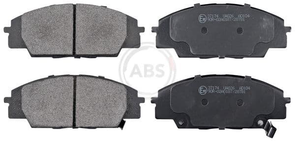 set placute frana,frana disc ABS 37174