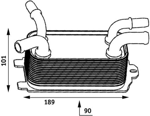 Radiator ulei, ulei motor MAHLE BEHR *** PREMIUM LINE *** CLC 60 000P