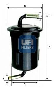 filtru combustibil UFI 31.715.00