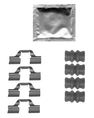 Set accesorii, placute frana TEXTAR 82519500