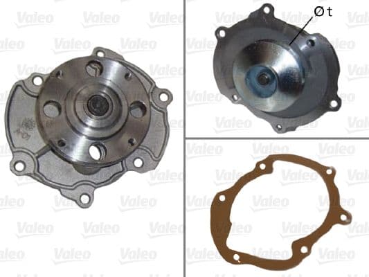 Pompă de apă, răcire motor VALEO 506866