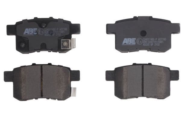 set placute frana,frana disc ABE C24017ABE-P