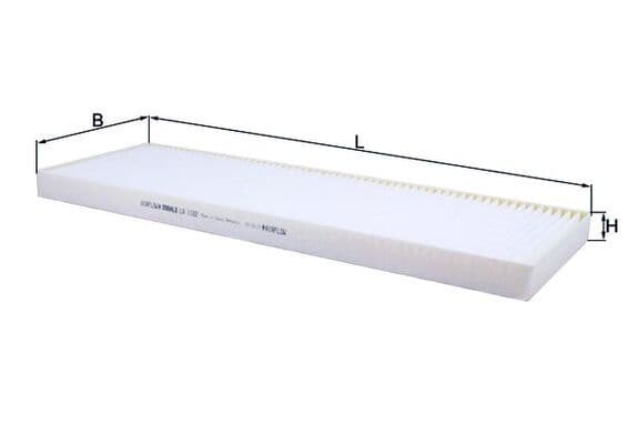 Filtru, aer habitaclu MAHLE LA 1122