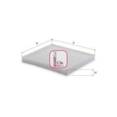 Filtru, aer habitaclu SOFIMA S 3557 C