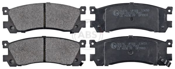 set placute frana,frana disc ABS 36676