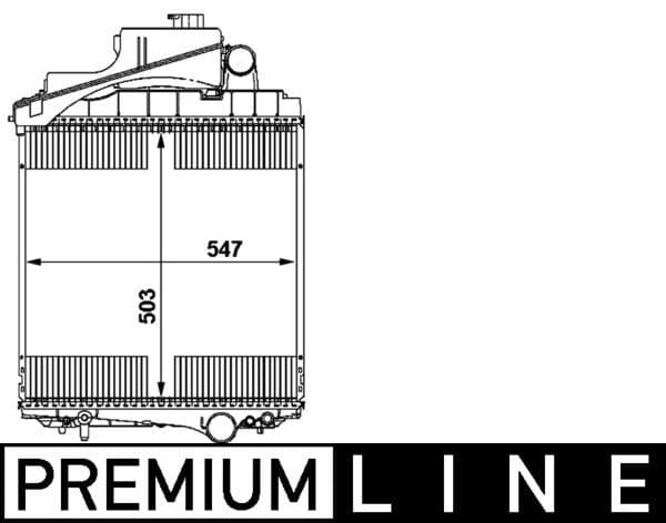 Radiator, racire motor MAHLE BEHR *** PREMIUM LINE *** CR 1729 000P