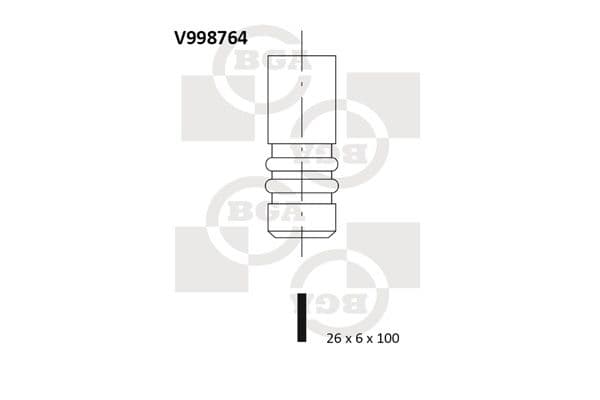 Supapa admisie BGA V998764
