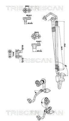 conducta presiune variabila,aer conditionat TRISCAN 9010 24021