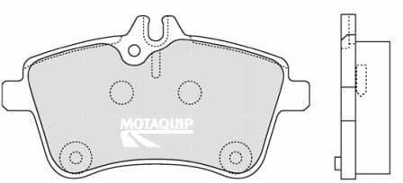 set placute frana,frana disc MOTAQUIP LVXL1267
