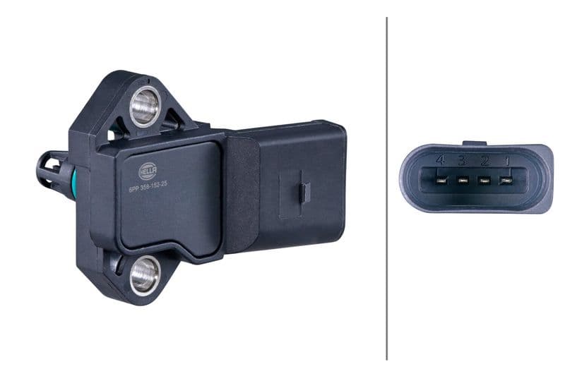 senzor,presiune supraalimentare HELLA 6PP 358 152-251