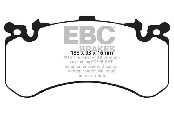 set placute frana,frana disc EBC Brakes DP42158R