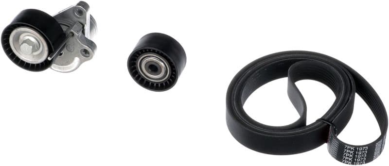 Set curea transmisie cu caneluri GATES Micro-V® K017PK1973