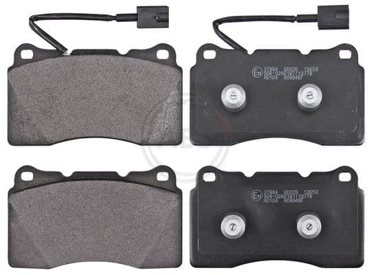set placute frana,frana disc ABS 37884