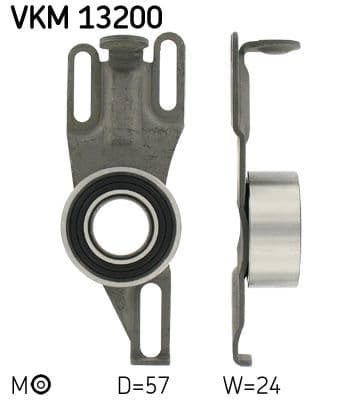 rola intinzator,curea distributie SKF VKM 13200