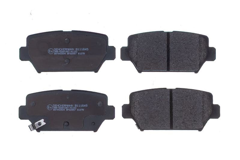set placute frana,frana disc DENCKERMANN B111645