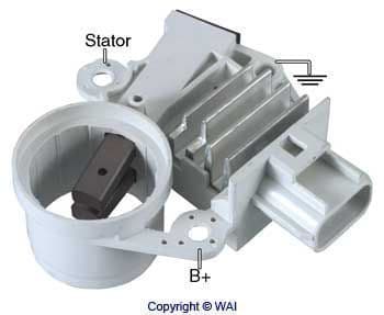 Regulator, alternator WAI Transpo F603