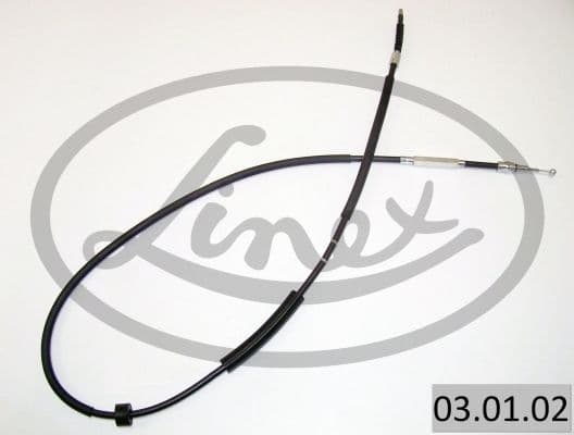 Cablu, frana de parcare LINEX 03.01.02
