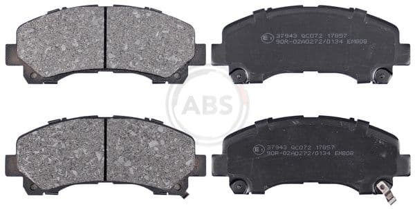set placute frana,frana disc ABS 37943