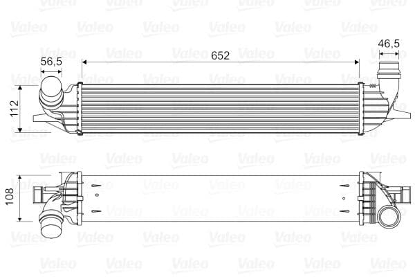Intercooler, compresor VALEO 818330