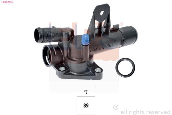 termostat,lichid racire EPS Made in Italy - OE Equivalent 1.880.703S