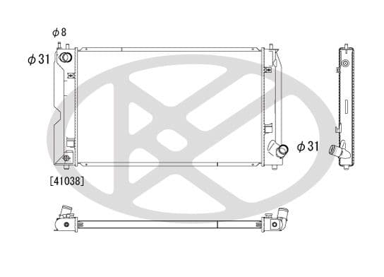 Radiator, racire motor KOYORAD PL012143