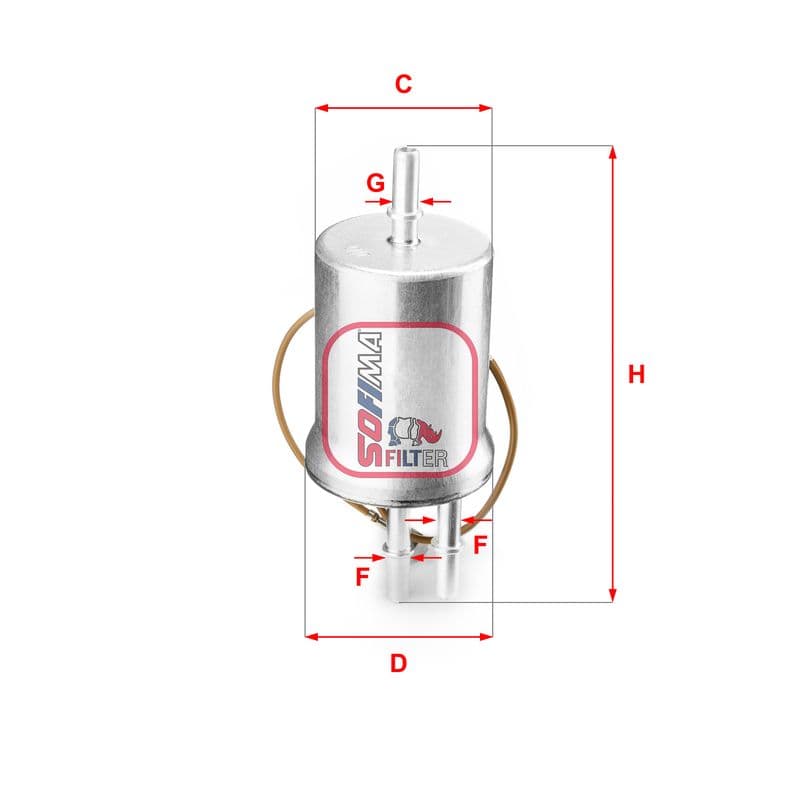 filtru combustibil SOFIMA S 1853 B