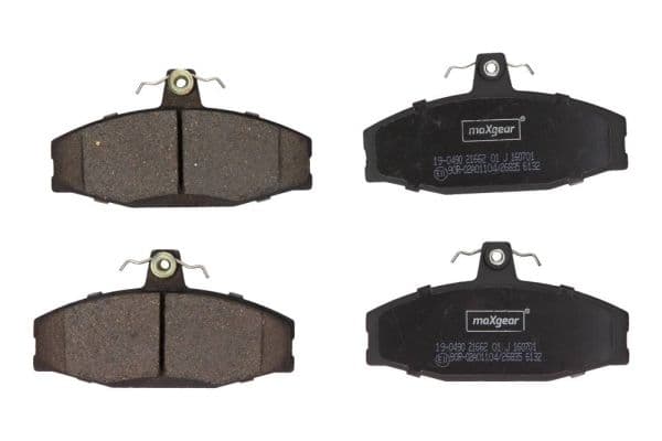 set placute frana,frana disc MAXGEAR 19-0490