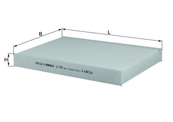 Filtru, aer habitaclu MAHLE LA 290