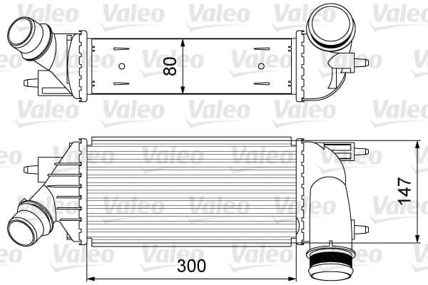 Intercooler, compresor VALEO 818583